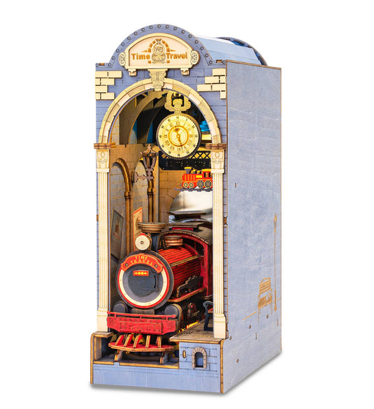 Robotime Rolife Time Travel DIY Book Nook Shelf Insert Figure
