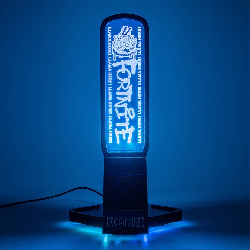 Load image into Gallery viewer, Paladone Fortnite Desk Headphone Stand With Light
