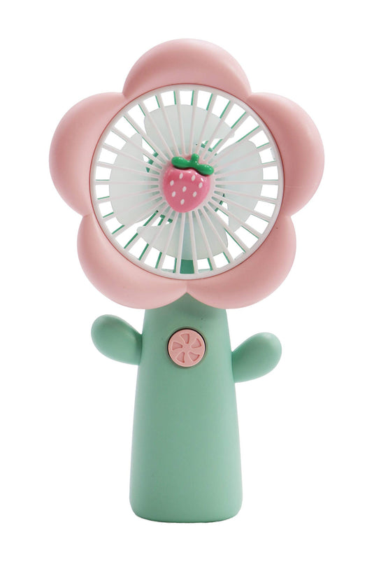 Cap Zone - Flower Petal Fruit Pastel Handheld Electric Fan