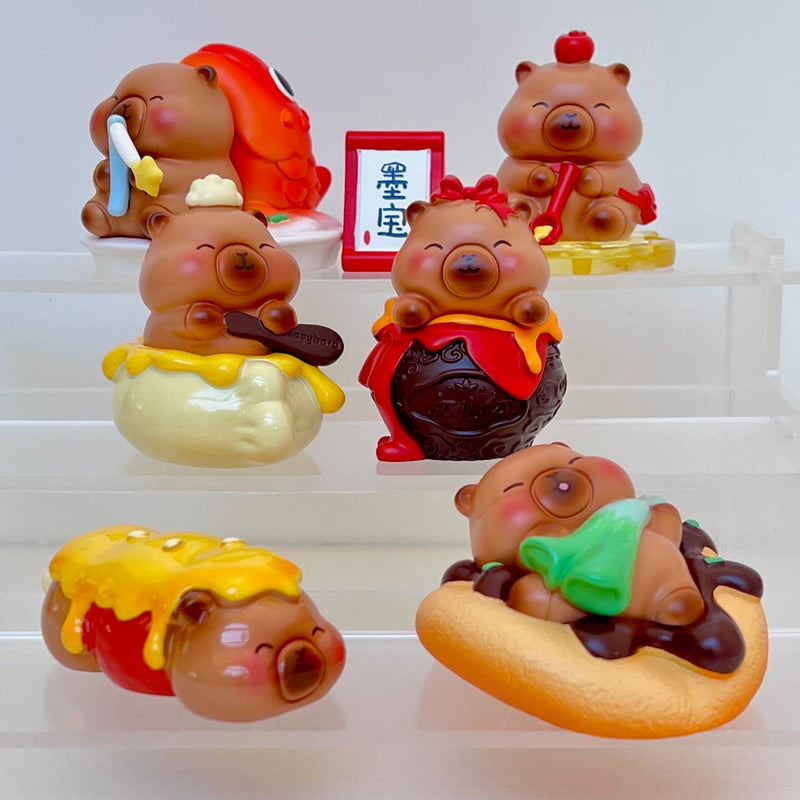 Cargue la imagen en el visor de la galería, BCmini Capybara - 1pc Food Court Blind Box
