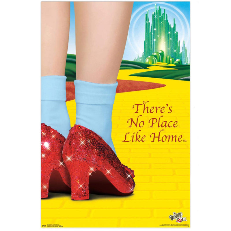 Cargue la imagen en el visor de la galería, Sign Of The Times Wizard of Oz - There&#39;s No Place Like Home 24&quot; x 36&quot; Framed Art
