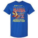 Godzilla Classic Mothra Vs Godzilla Mightiest Monster With Kanji Black T-Shirt