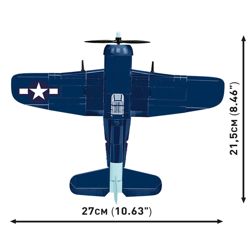 Chargez l'image dans la visionneuse de la galerie, Cobi Historical Collection World War II - Grumman F6F Hellcat Fighter Brick Toy
