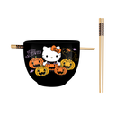 Hello Kitty Halloween Pumpkins 20oz Ceramic Ramen Bowl