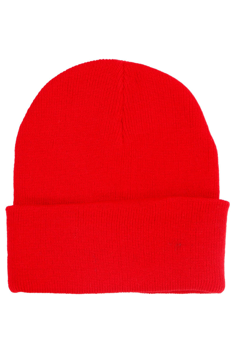 Load image into Gallery viewer, Adults Classic Solid Acrylic Cuffed Beanie
