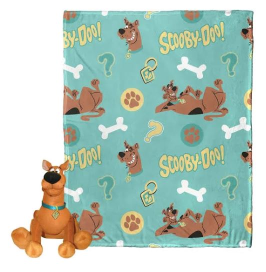 Scooby Doo Character Hugger Pillow & Silk Touch Throw Set