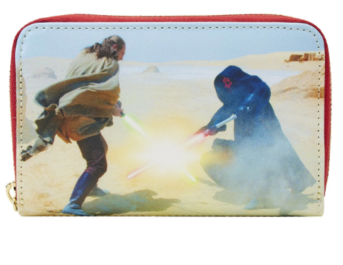 Chargez l&#39;image dans la visionneuse de la galerie, Loungefly Star Wars Scenes Series Phantom Menace Zip-Around Wallet
