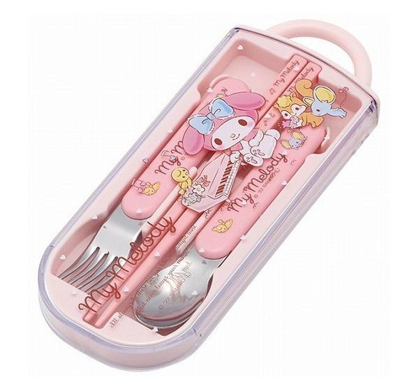 Cargue la imagen en el visor de la galería, Sanrio My Melody Utensil Set
