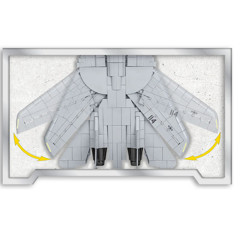 Load image into Gallery viewer, Cobi Armed Forces Top Gun - F-14A Tomcat Fighter Brick Toy
