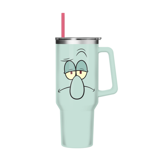 SpongeBob - Squidward Big Face 40oz Stainless Steel Tumbler