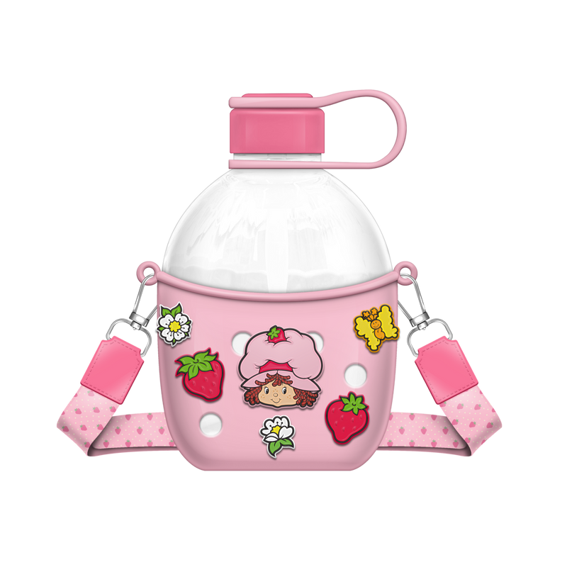 Load image into Gallery viewer, Strawberry Shortcake - 22.5oz Plastic Water Bottle w/ Charms
