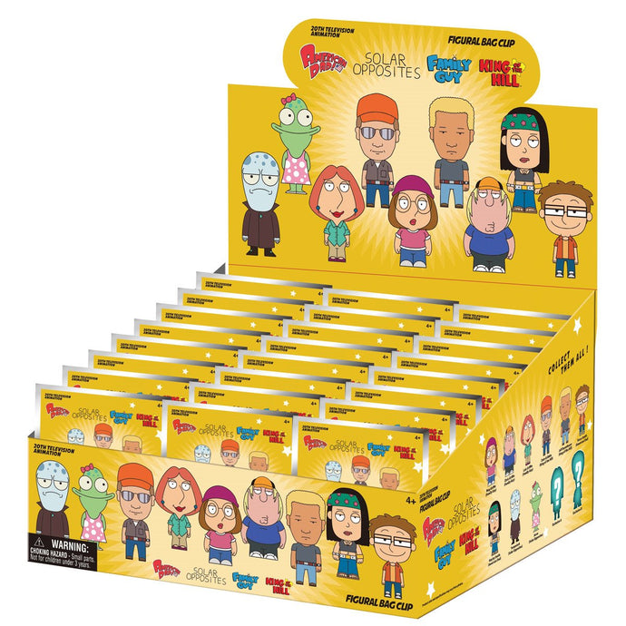 Monogram  FX Animation - Characters Series 2 - 1pc 3D Figure Bag Clip Blind Bag