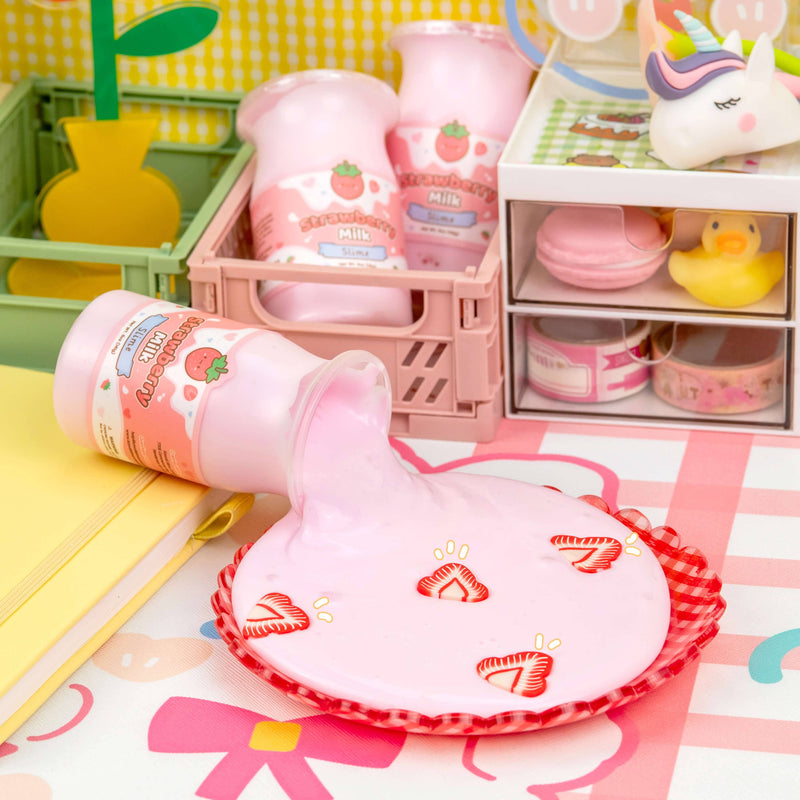 Chargez l'image dans la visionneuse de la galerie, Strawberry Milk Glossy Slime
