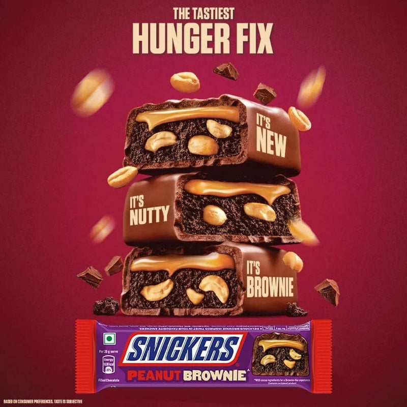 Cargue la imagen en el visor de la galería, Snickers Peanut Brownie Chocolate 44g
