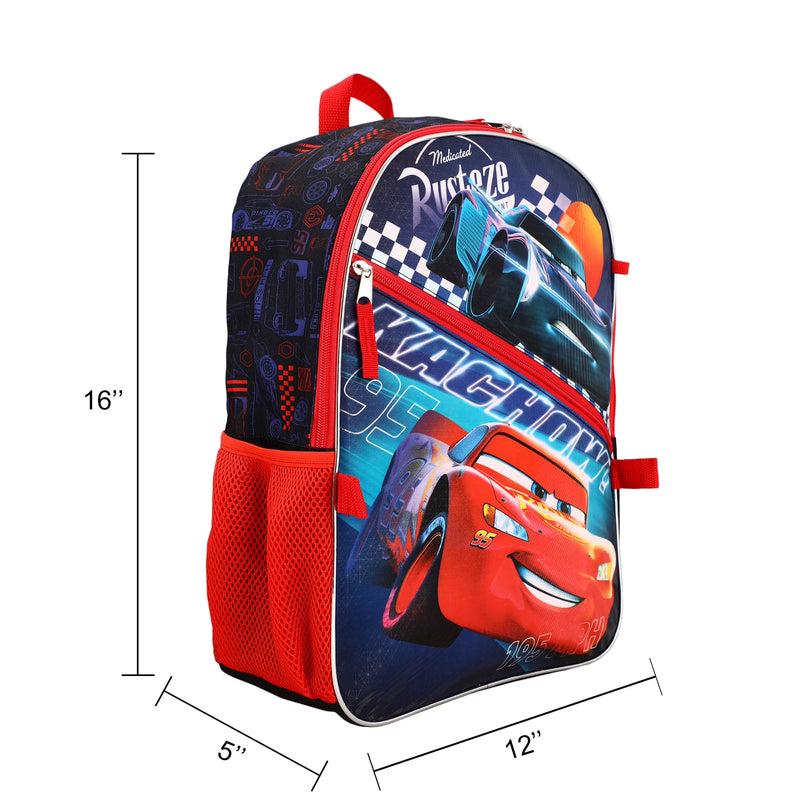 Chargez l'image dans la visionneuse de la galerie, Bioworld Disney Pixar Cars - Lightyear 5-Piece 16" Backpack With Lunch Kit
