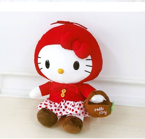 Cargue la imagen en el visor de la galería, Sanrio Hello Kitty with Red Cape Deco Plush
