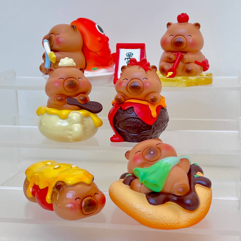 Cargue la imagen en el visor de la galería, BCmini Capybara - 1pc Food Court Blind Box
