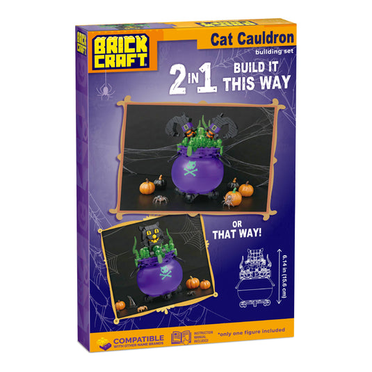 Brickcraft Cat Cauldron Building Brick