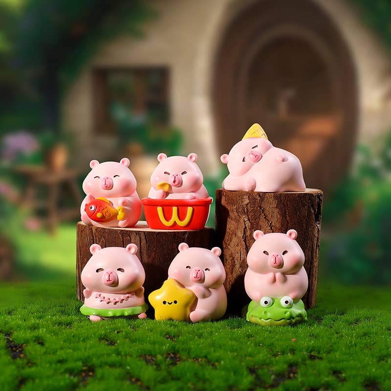 Cargue la imagen en el visor de la galería, BCmini - Pink Capybara 1Pc Blind Box
