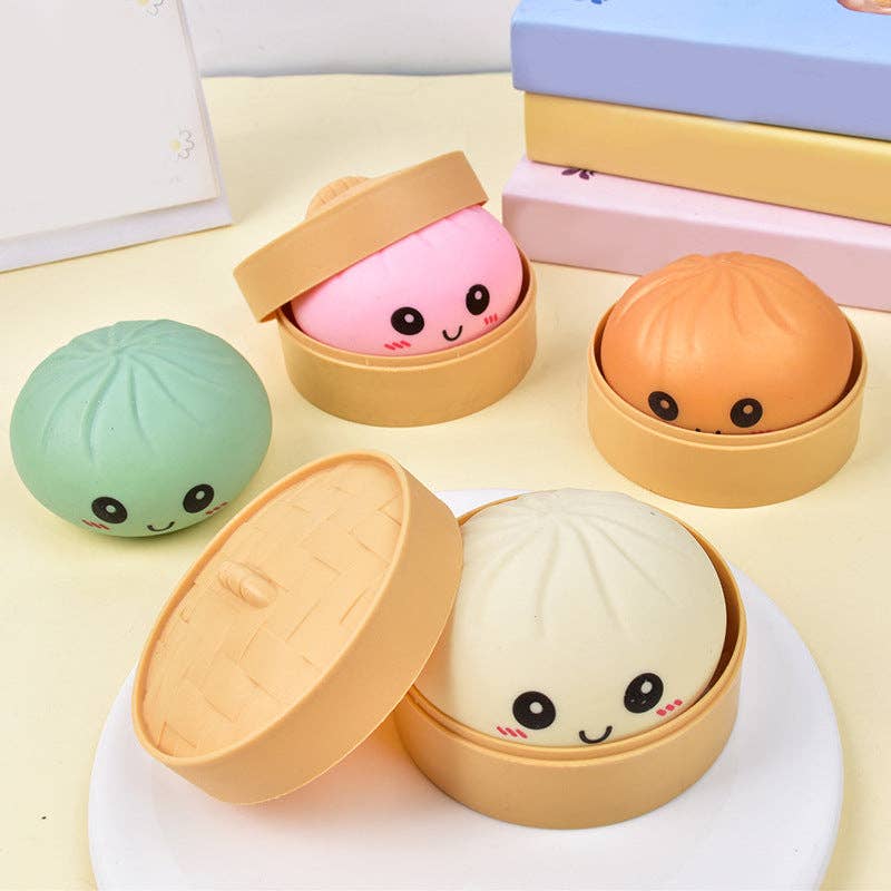 Cargue la imagen en el visor de la galería, Squishy Dumpling Bao Bun - Mystery 1Pc Sensory Fidget Toy
