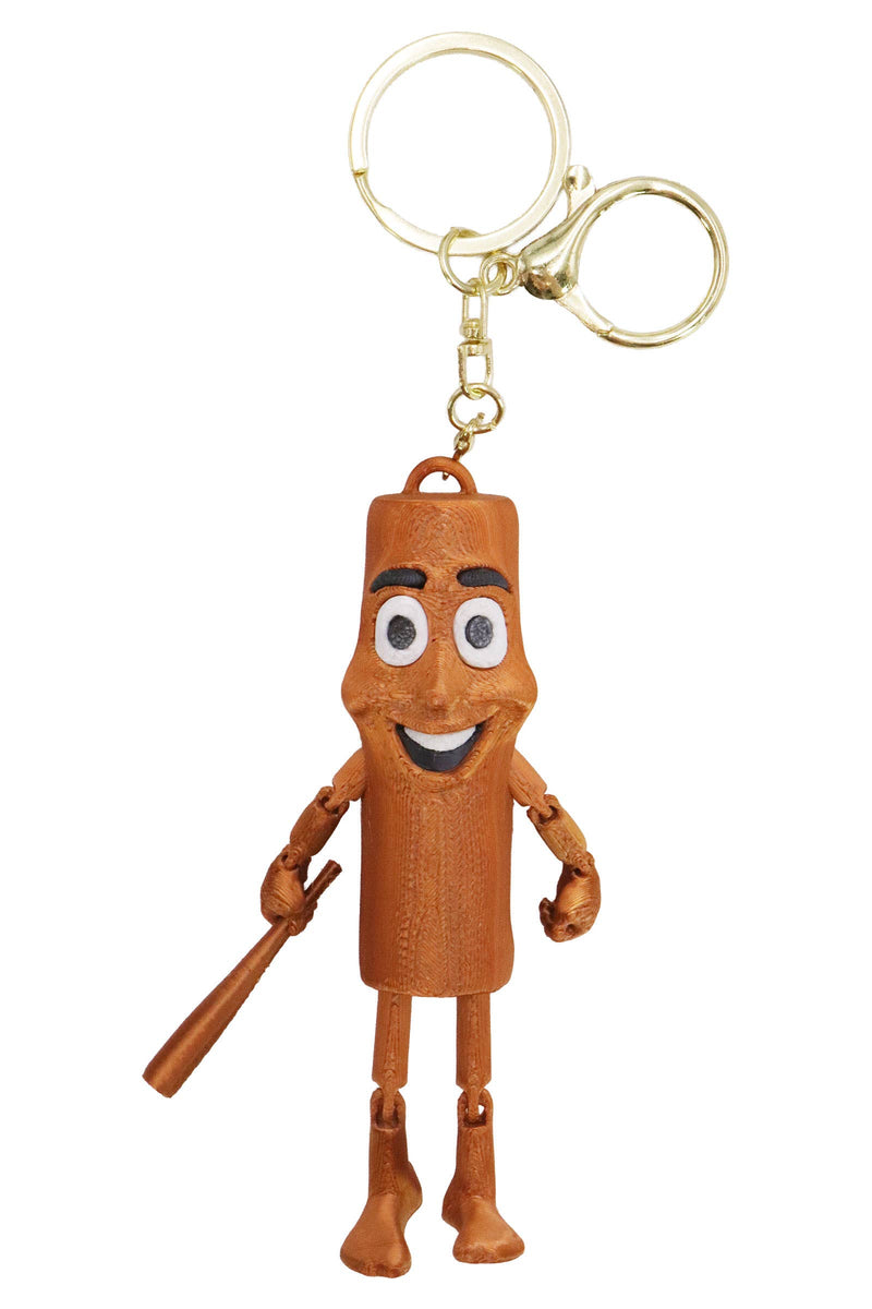 Chargez l&#39;image dans la visionneuse de la galerie, Brain Rot Meme 3d Print Articulated 1pc Keychain
