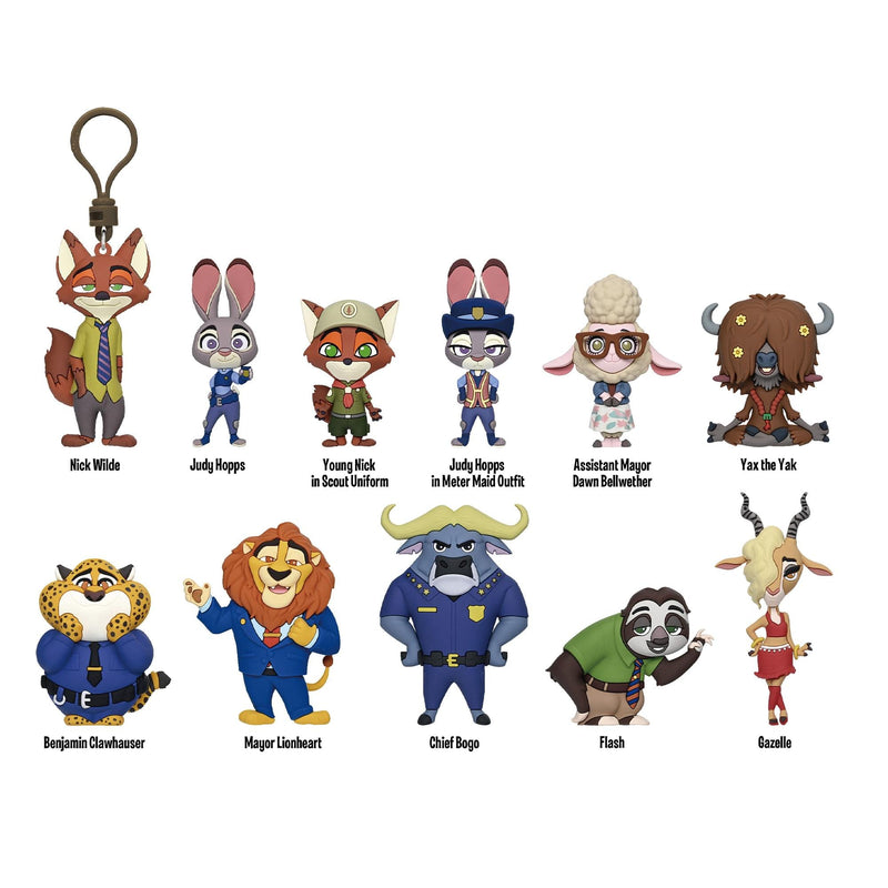 Chargez l'image dans la visionneuse de la galerie, Monogram Zootopia - Series 73 Characters - 1pc 3D Figure Bag Clip Blind Bag
