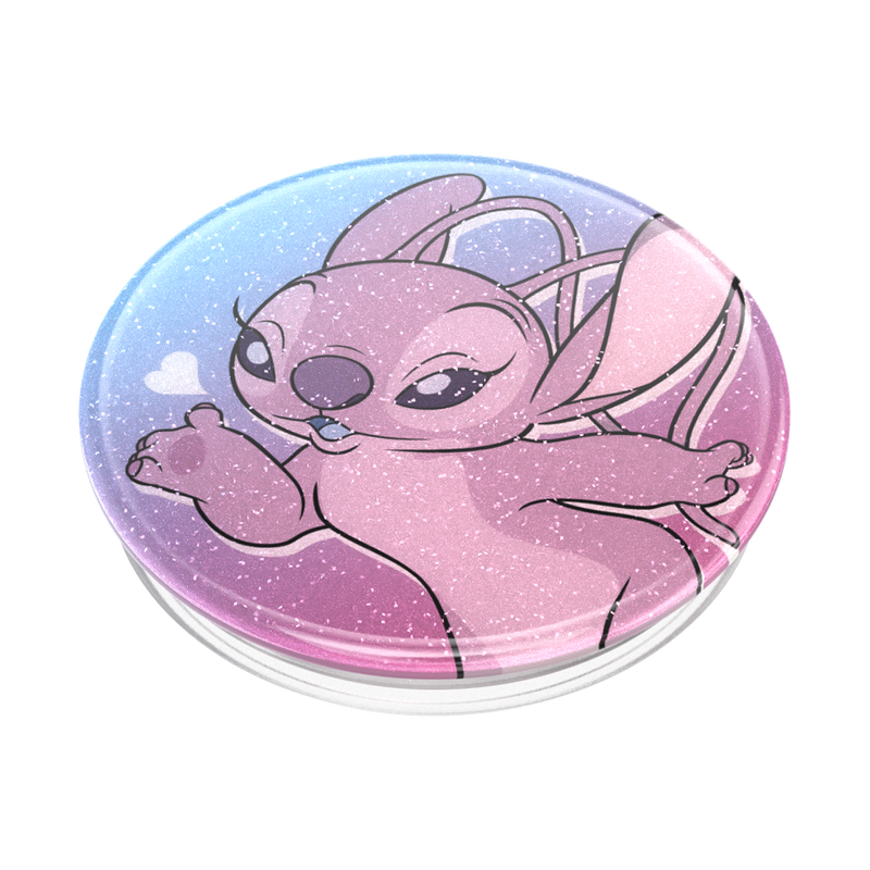 Load image into Gallery viewer, Disney Lilo &amp; Stitch - Glitter Angel Kisses Phone Grip PopSockets
