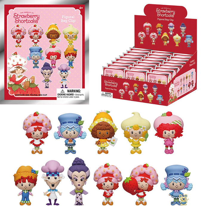 Monogram Strawberry Shortcake - The World of Strawberry Shortcake 1pc 3D Figure Bag Clip Blind Bag