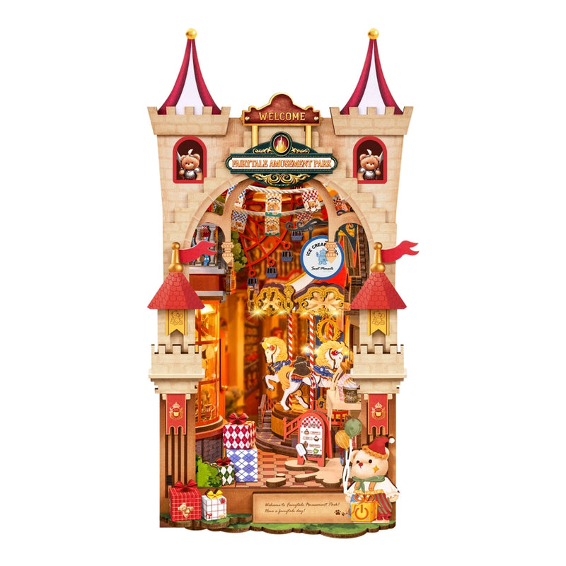 Chargez l'image dans la visionneuse de la galerie, Robotime: Fairytale Amusement Park Book Nook Rolife 3D Wooden Puzzles Figure
