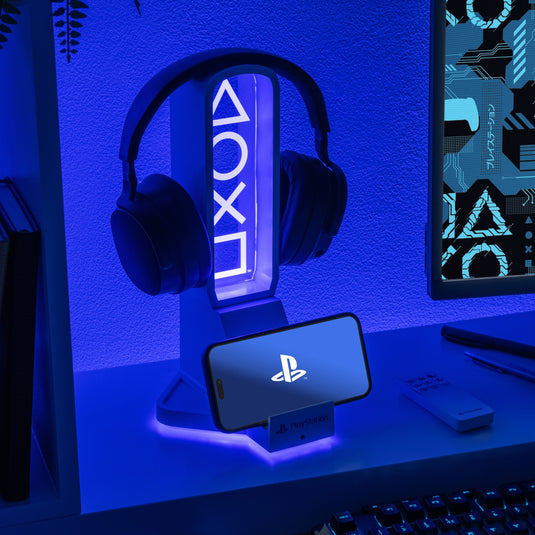 Paladone PlayStation Desk Headphone Stand With Light