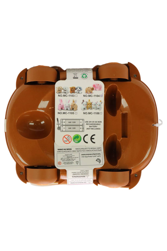 Baby Capybara Barking & Walking Doll Kennel Stroller Toy