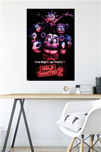 Chargez l&#39;image dans la visionneuse de la galerie, Trends International Five Nights at Freddy&#39;s - Help Wanted 2 - Key Art Wall Poster
