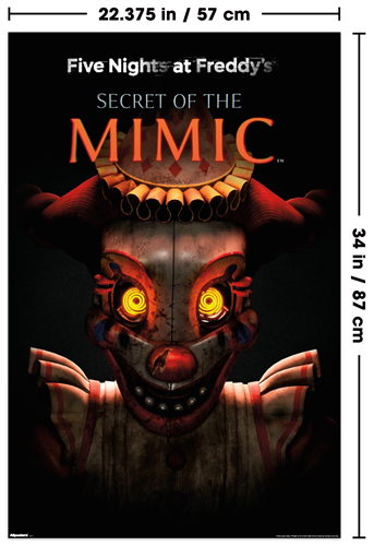 Chargez l&#39;image dans la visionneuse de la galerie, Trends International Five Nights at Freddy&#39;s Movie - Secret of the Mimic (2025) Cover Wall Poster
