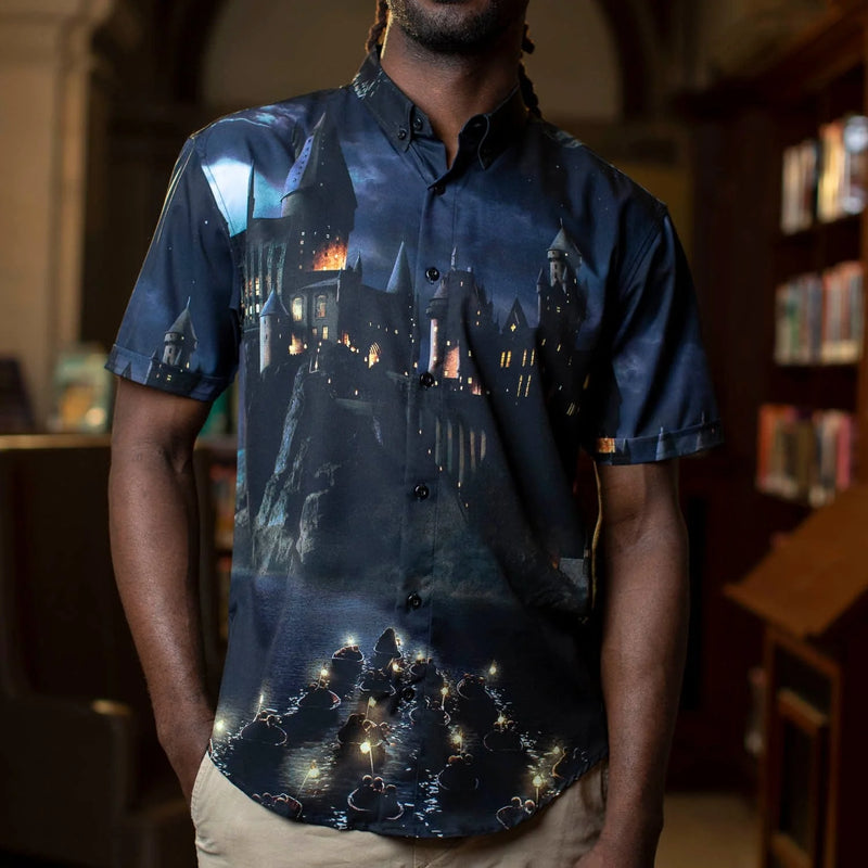 Harry Potter “Welcome to Hogwarts” – KUNUFLEX Short Sleeve Shirt