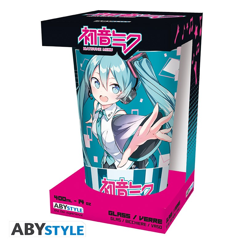 Load image into Gallery viewer, Hatsune Miku - Musical City Large Glass
