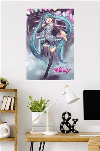 Hatsune Miku - Stage Lights Poster
