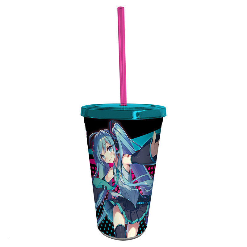 Cargue la imagen en el visor de la galería, Abysse America Hatsune Miku - Plastic Acrylic Tumbler
