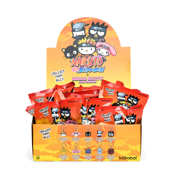 Naruto: Shippuden - Llavero de vinilo con bolsa ciega de Hello Kitty 
