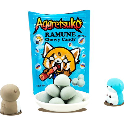 Aggretsuko - Saveur de bonbons moelleux Ramune