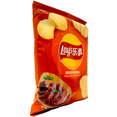Lay's Potato Chips Texas Grilled BBQ Flavor