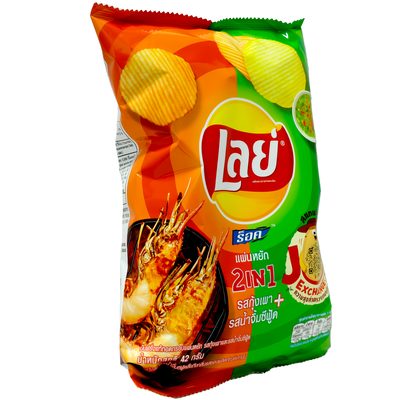 Chips de pommes de terre Lay's - Saveur sauce fruits de mer (2 en 1)