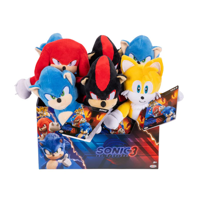 Load image into Gallery viewer, UPD Inc. Sonic 3 Movie Basic 9&quot; Plush Assortment
