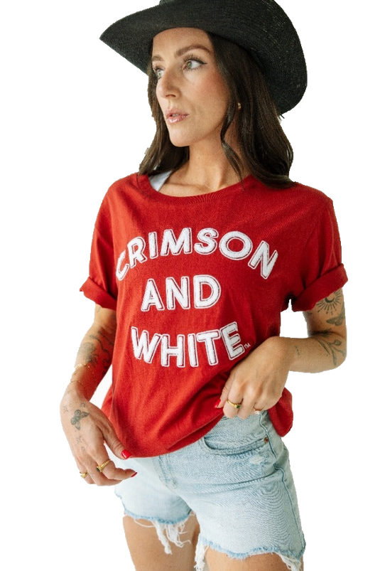 Alabama Crimson Tide - Perkins Chenille Comfort Tee T-shirt