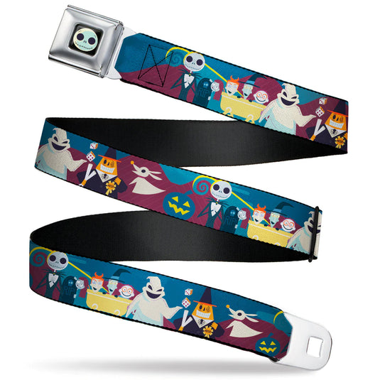 Disney: The Nightmare Before Christmas - Stylized Group Scene Full Color Seatbelt