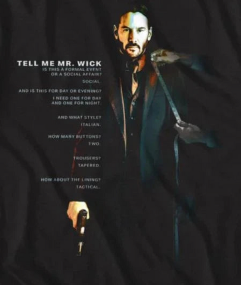 Cargue la imagen en el visor de la galería, John Wick - Dime camiseta negra
