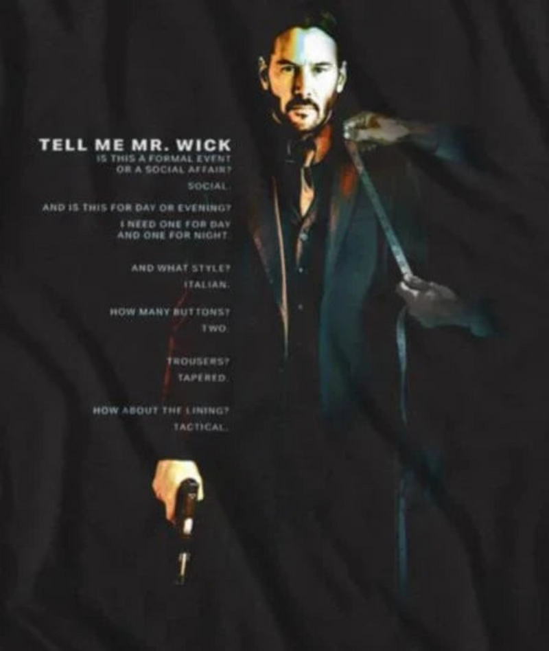 John Wick - Dis-moi T-shirt noir