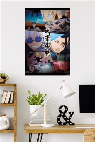 Load image into Gallery viewer, Trends International Jujutsu Kaisen - Hidden Inventory / Premature Death Group One Sheet Wall Poster
