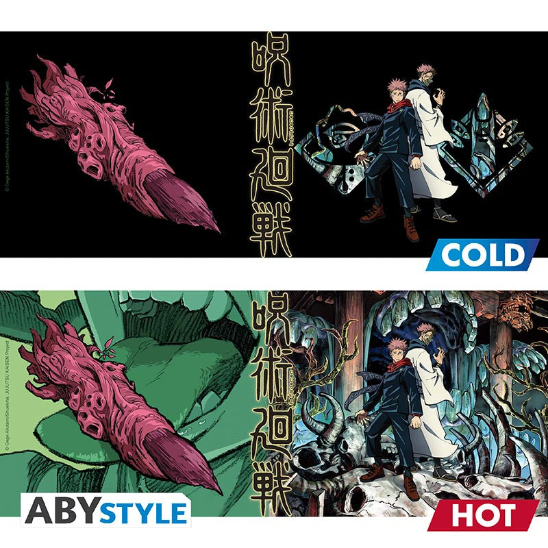 Chargez l'image dans la visionneuse de la galerie, Abysse America Jujutsu Kaisen - Itadori &amp; Sukuna Heat Change Ceramic Mug
