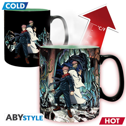 Abysse America Jujutsu Kaisen - Itadori & Sukuna Heat Change Ceramic Mug