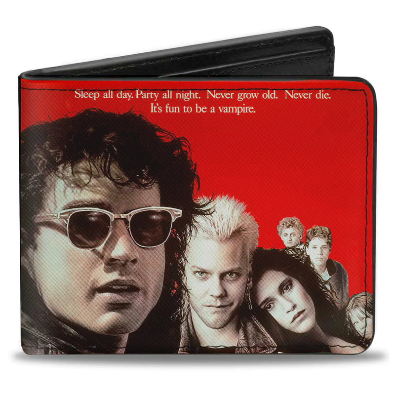 Warner Bros The Lost Boys Cast Pose + Logo  Bi-fold Men's Wallet